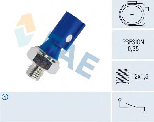 Czujnik ciśnienia oleju Mercedes A W169