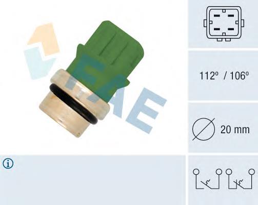35590 FAE Czujnik temperatury płynu chłodzącego