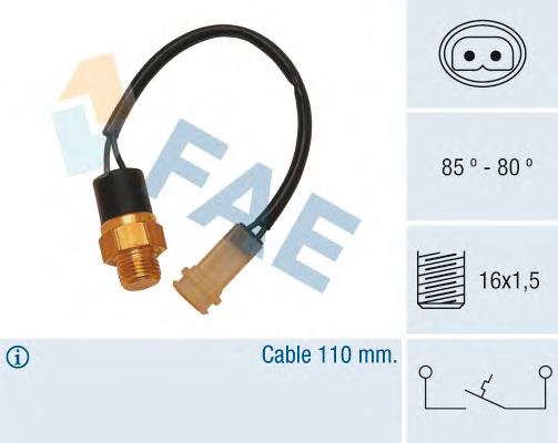 Czujnik temperatury płynu chłodzącego (włączenia wentylatora chłodnicy) Mitsubishi MB605079 cena, od 9,37 USD