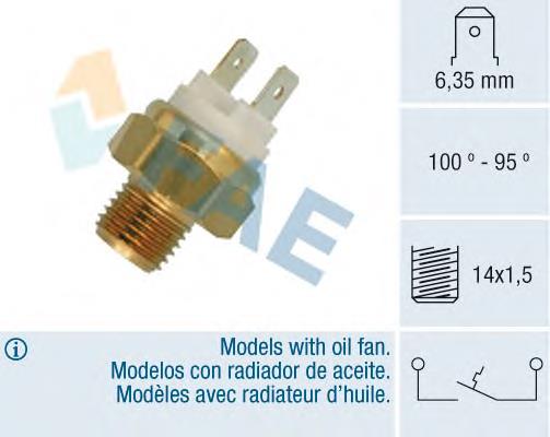 Do koszyka 61311364272 BMW Czujnik temperatury płynu chłodzącego (włączenia wentylatora chłodnicy)
