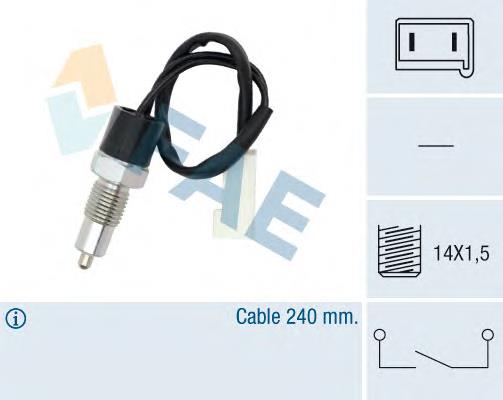 Do koszyka Czujnik włączania światła cofania Seat Ibiza I 021A