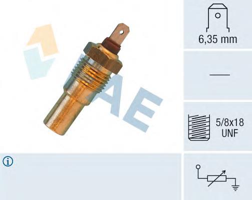 Czujnik temperatury płynu chłodzącego (włączenia wentylatora chłodnicy) Nissan Sunny 1 (B11)