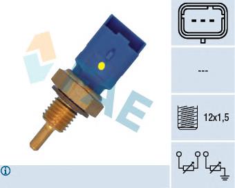 Czujnik temperatury płynu chłodzącego 96310010 Peugeot/Citroen