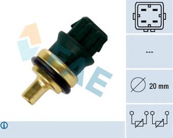 Czujnik temperatury płynu chłodzącego VAG 6PT009107541 cena, od 7,57 USD