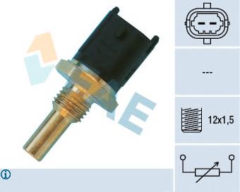 Czujnik temperatury płynu chłodzącego Opel 6338046