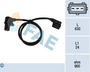 Do koszyka 12141727555 BMW Czujnik położenia wału korbowego