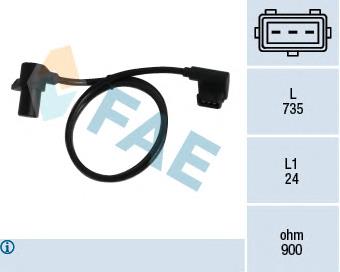 79039 FAE Czujnik położenia wału korbowego