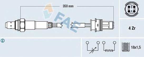 Sonda lambda, czujnik tlenu Continental/Siemens A2C59513229Z cena, od 49,22 USD