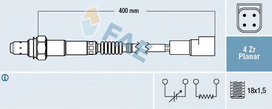Sonda lambda, czujnik tlenu Ford 1108795 cena, od 49,37 USD