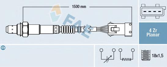 Sonda lambda Peugeot 806