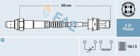 0015403717 Mercedes Sonda lambda, czujnik tlenu