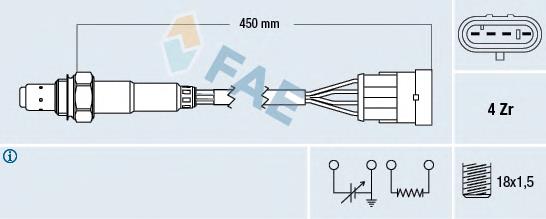 Sonda lambda Alfa Romeo 166