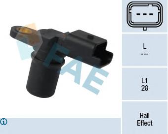 Czujnik położenia wałka rozrządu Nissan/Infiniti 23731DB00A