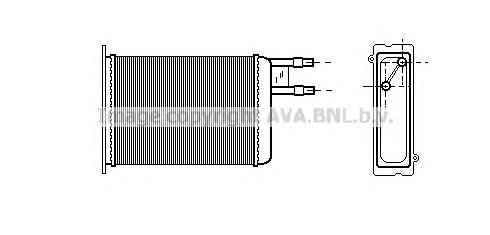 Do koszyka BR401 Magneti Marelli Chłodnica nagrzewnicy (ogrzewacza)