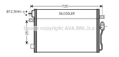 Chłodnica klimatyzacji Chrysler 68038244AA cena, od 118,08 USD