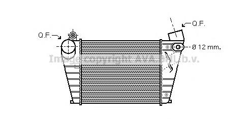 Chłodnica intercoolera Mahle Original CI299000S