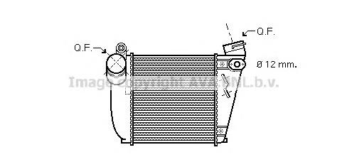 Chłodnica intercoolera 817557 VALEO