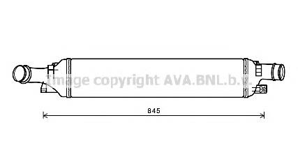 Chłodnica intercoolera VAG 8U0145803F cena, od 151,53 USD