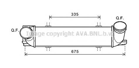 Chłodnica intercoolera BMW 17517800682 cena, od 110,33 USD