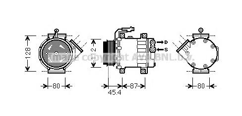 5802219858 Fiat/Alfa/Lancia Sprężarka klimatyzacji