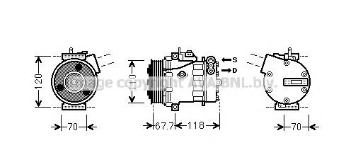 Do koszyka 648760 Peugeot/Citroen Sprężarka klimatyzacji