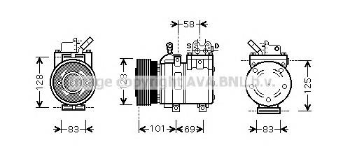 Sprężarka klimatyzacji Hyundai/Kia 9770117800 cena, od 100,45 USD
