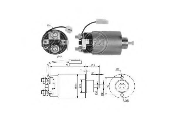 Elektromagnes rozrusznika Zhongxing Grand Tiger 