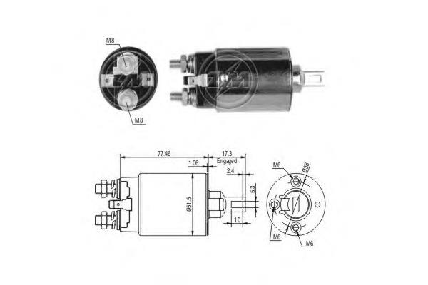 Elektromagnes rozrusznika SS5001 As-pl