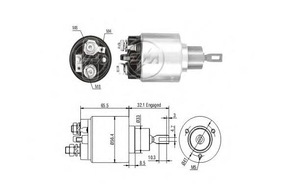 Elektromagnes rozrusznika 2339303283 Bosch