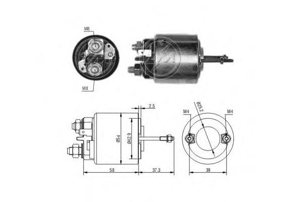 Elektromagnes rozrusznika ZM597 ERA