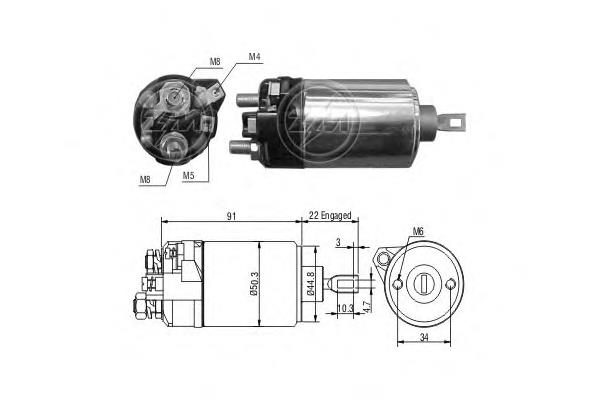 Rozrusznik ZM628 ZM