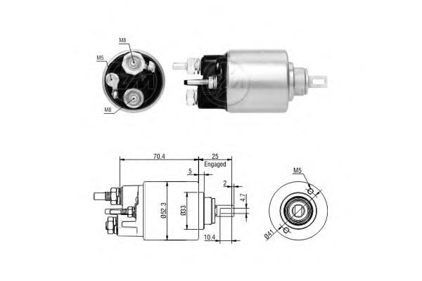 ZM6271 ERA elektromagnes rozrusznika