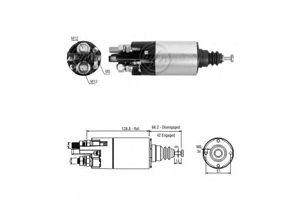 Elektromagnes rozrusznika ZM842 ERA