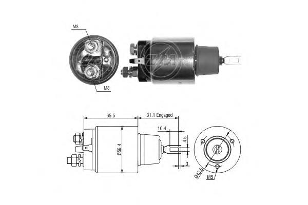 Elektromagnes rozrusznika ZM975 ERA