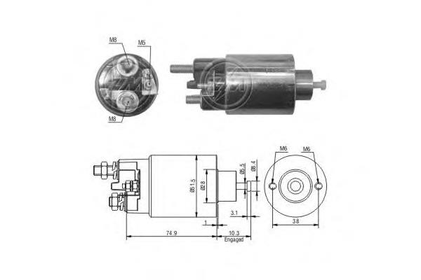 ZM993 ERA elektromagnes rozrusznika