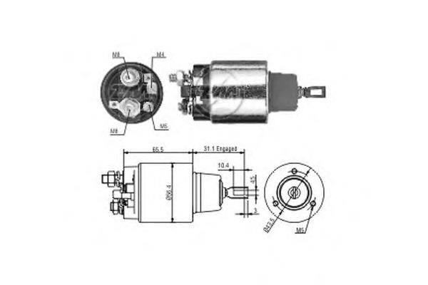 000152361064 Mercedes elektromagnes rozrusznika