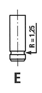 R6111RCR Freccia zawór wydechowy