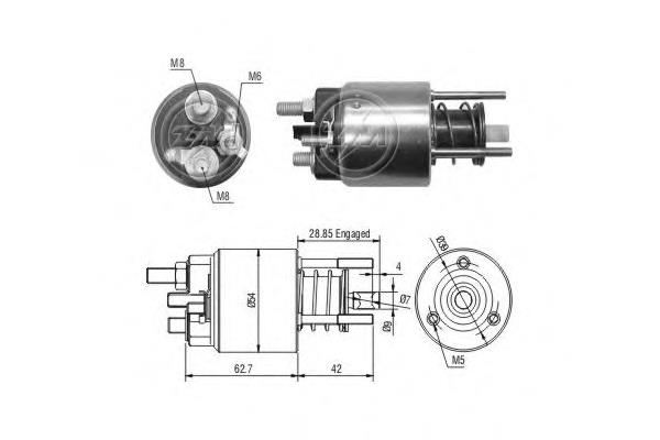 Elektromagnes rozrusznika ZM3395 ERA