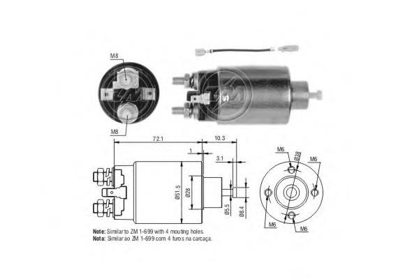 88923052 General Motors elektromagnes rozrusznika