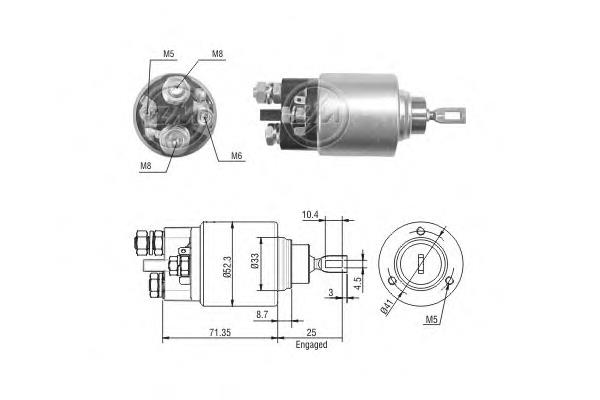 SS0016P As-pl elektromagnes rozrusznika