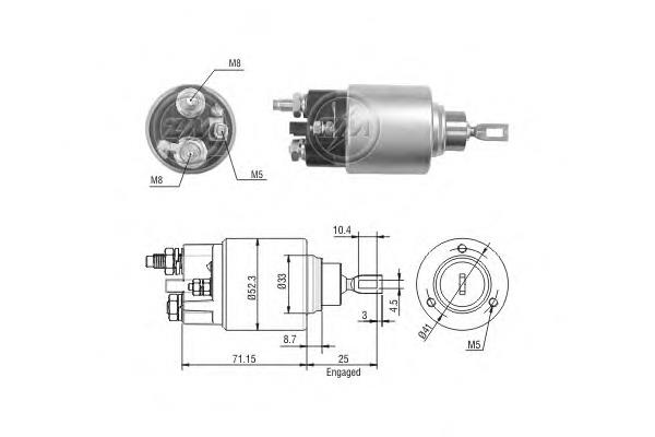 ZM376 ERA elektromagnes rozrusznika