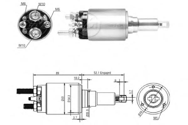 ZM3639 ERA Elektromagnes rozrusznika