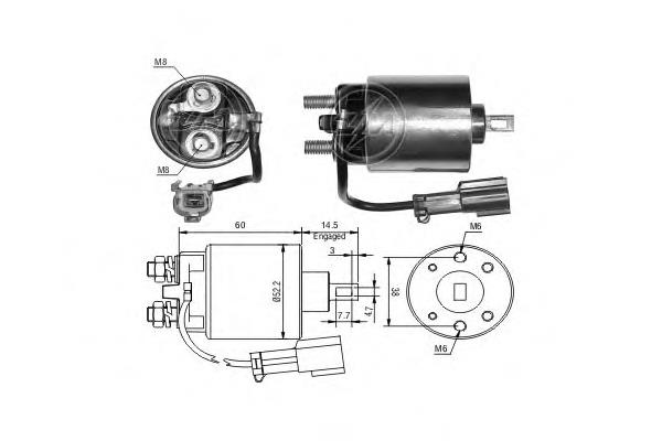 054000441086 PSH Elektromagnes rozrusznika