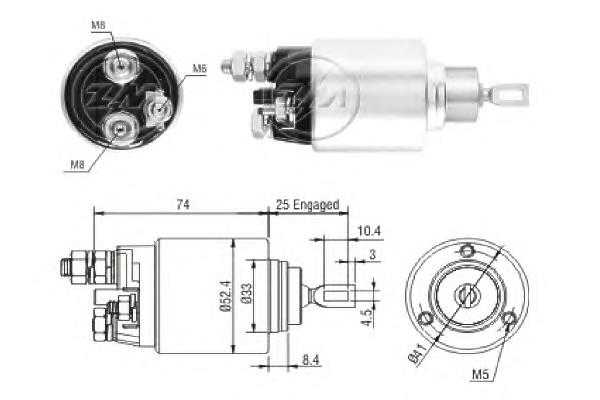 77363816 Fiat/Alfa/Lancia elektromagnes rozrusznika