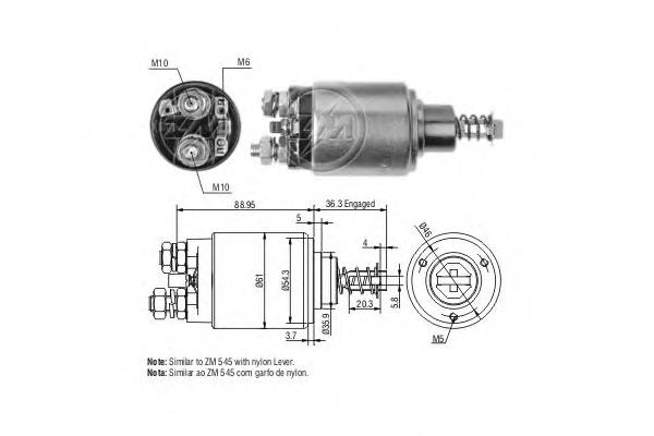 ZM539 ERA elektromagnes rozrusznika