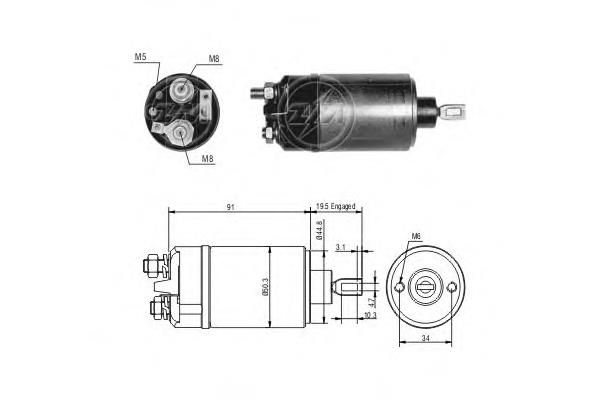 ZM526 ERA elektromagnes rozrusznika