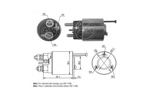 AME0065 Magneti Marelli elektromagnes rozrusznika