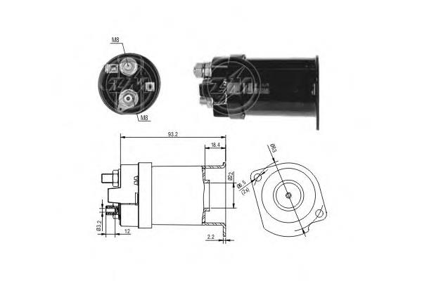 Elektromagnes rozrusznika ZM556 ERA