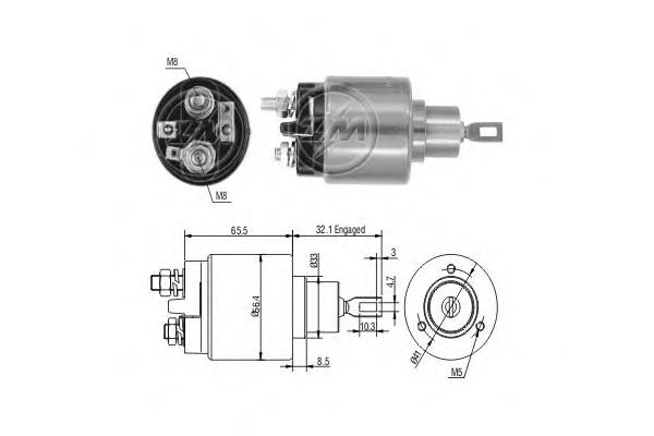 0331303071 VAG elektromagnes rozrusznika