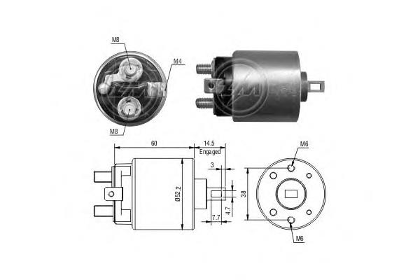 138957 REMA-PARTS elektromagnes rozrusznika